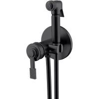 Гигиенический душ Remer Atelier AL65ZCFP со смесителем, черный хром матовый