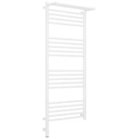 Полотенцесушитель электрический 1200x500 белый матовый МЭМ левый Сунержа Богема с полкой 3.0 30-5806-1250