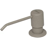 Дозатор для жидкого мыла Lemark Expert LM8201PGR 300 мл, встраиваемый, для кухни, серый