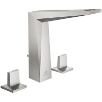 Смеситель для раковины Grohe Allure Brilliant 20627DC0 с донным клапаном, суперсталь