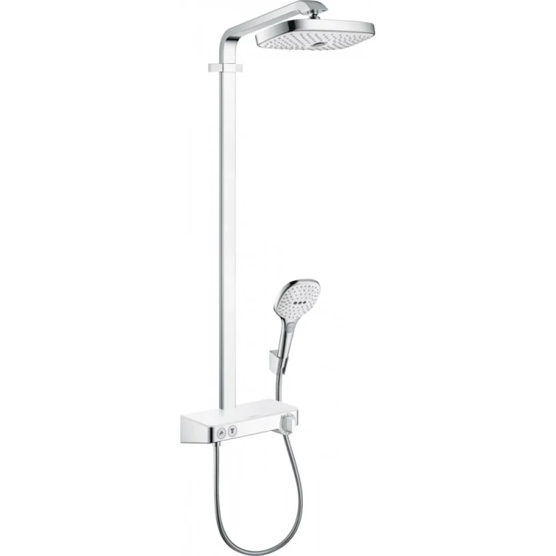 Душевая система Hansgrohe Raindance Select E Showerpipe 300 2jet EcoSmart 27283400 Душевая система Hansgrohe Raindance Select E Showerpipe 300 2jet EcoSmart 27283400