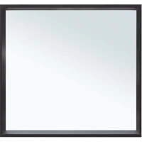 Зеркало Allen Brau Reality 1.32018.BB 80x75 см, с LED-подсветкой, сенсорным выключателем, черный матовый