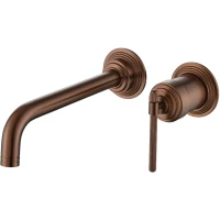 Смеситель для раковины Boheme Eterna 175-BRB встраиваемый, бронза матовая