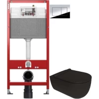 Комплект подвесной унитаз Bien Vokha MDKA052N1VP0B7000 + система инсталляции Tece 9400412