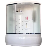 Душевая кабина 140x95x225 см Royal Bath RB140ALP-C-CH-L матовое