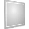 Зеркало BelBagno Kraft SPC-KRAFT-900-800-LED-TCH-WARM 90x80 см, с LED-подсветкой, сенсорным выключателем, антизапотеванием, алюминий - 2