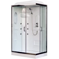 Душевая кабина 120x80x217 см Royal Bath RB8120HP2-T-CH-L прозрачное