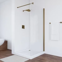 Душевая перегородка Vegas Glass EAF TUR NOVO 96 05 02 96 см, профиль бронза, стекло шиншилла