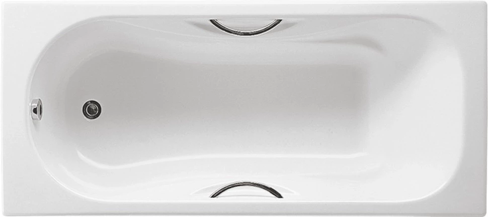 Чугунная ванна 150x75 см с противоскользящим покрытием Roca Malibu 2315G000R акриловая ванна triton стандарт 130x70 н0000099326