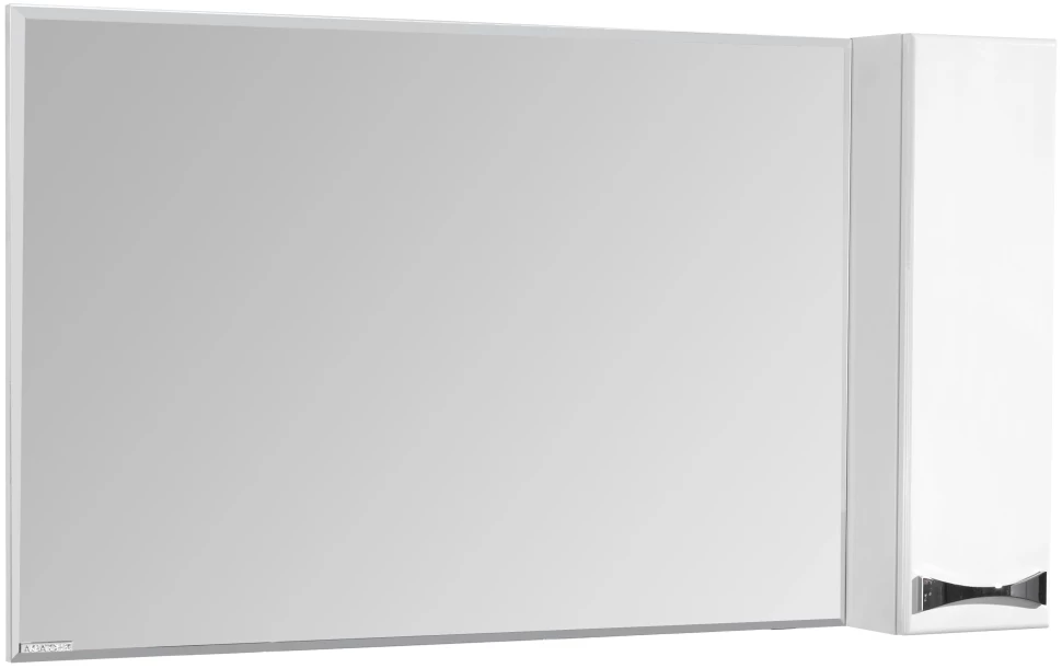Зеркальный шкаф 120x86,8 см белый глянец R Акватон Диор 1A110702DR01R скатерть диор белый р 260х145