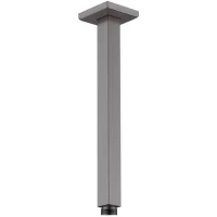 Кронштейн для верхнего душа Boheme Qubic 629-QUBIC-GM 300 мм, потолочный, графит матовый