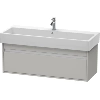 Тумба бетонно-серый матовый 115 см Duravit Ketho KT668900707