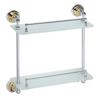 Полка стеклянная 40 см Bemeta Retro 144202128