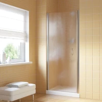 Душевая дверь Vegas Glass EP LUX 70 08 02 L 70 см L, профиль хром, стекло шиншилла