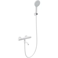 Термостат для ванны Wonzon & Woghand Inn 1 WW-B3013-A1-MW с душевым гарнитуром, белый матовый