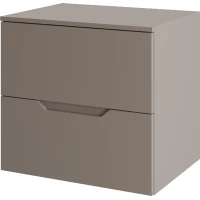 Тумба под раковину Orange Line Li-60TuLMDF 60,2 см, подвесная, со столешницей, латте матовый