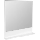 Изображение товара зеркало 83,4x86,9 см белый глянец акватон инди 1a188502nd010