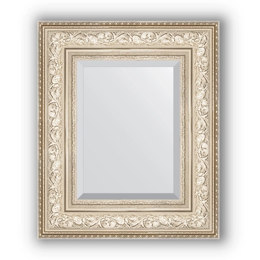 Зеркало 50x60 см виньетка серебро Evoform Exclusive BY 3374 зеркало 50x60 см evoform standard by 0209