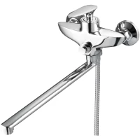 Смеситель для ванны G.Lauf LOT7-A010 универсальный, с душевым гарнитуром, хром