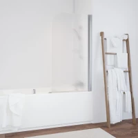 Шторка на ванну Vegas Glass EV 76 08 02 R 76 см R, профиль хром, стекло шиншилла