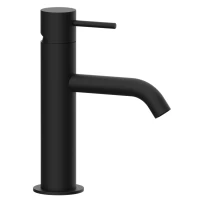 Смеситель для раковины Remer X Style X12NO без донного клапана, черный матовый