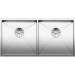 Изображение товара кухонная мойка blanco zerox 400/400-if infino зеркальная полированная сталь 521619