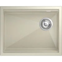 Кухонная мойка Rivelato Lino LN-554-R beige scuro 55x44 см, темно-бежевый