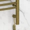 Полотенцесушитель электрический 1000x400 состаренная бронза МЭМ правый, перемычка выгнутая Сунержа Богема 3.0 05-5803-1040 - 3