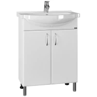 Тумба белый глянец 60 см Санта Элеганс 201102