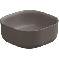 Раковина-чаша GSG Hit HILAVQU42029 42x42 см, накладная, коричневый матовый