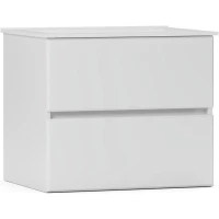 Тумба под раковину Belux Тоскана НП 60-02 4810924287649 58,4 см, подвесная, белый глянец