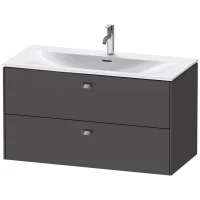 Тумба графит матовый 102 см Duravit Brioso BR431301049