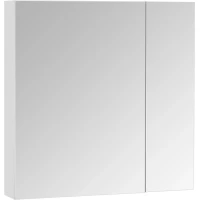 Зеркальный шкаф 70x70 см белый глянец Акватон Асти 1A263402AX010