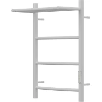 Полотенцесушитель электрический APEXTERMO Corona CR01164WM 600x432, диммер правый, белый матовый