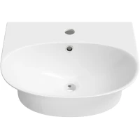 Раковина-чаша Lavinia Boho Bathroom Sink 33311073 46x41 см, накладная, подвесная, белый