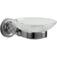 Мыльница Boheme Murano 10903-W-CR настенная, хром/белый