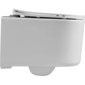 Изображение товара унитаз подвесной aquatek мия aq2004-00 безободковый, с сиденьем микролифт, белый