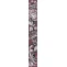 Бордюр Нефрит-Керамика Аллегро бордовый