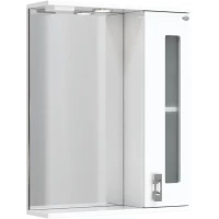 Зеркальный шкаф 58x71,2 см белый глянец R Onika Кристалл 205818