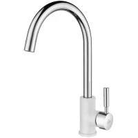 Смеситель для кухни Paulmark Holstein Ho212063-WHCR