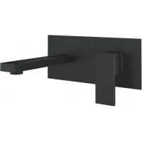 Смеситель для раковины D&K Bayern.Liszt DA1514405 встраиваемый, черный матовый
