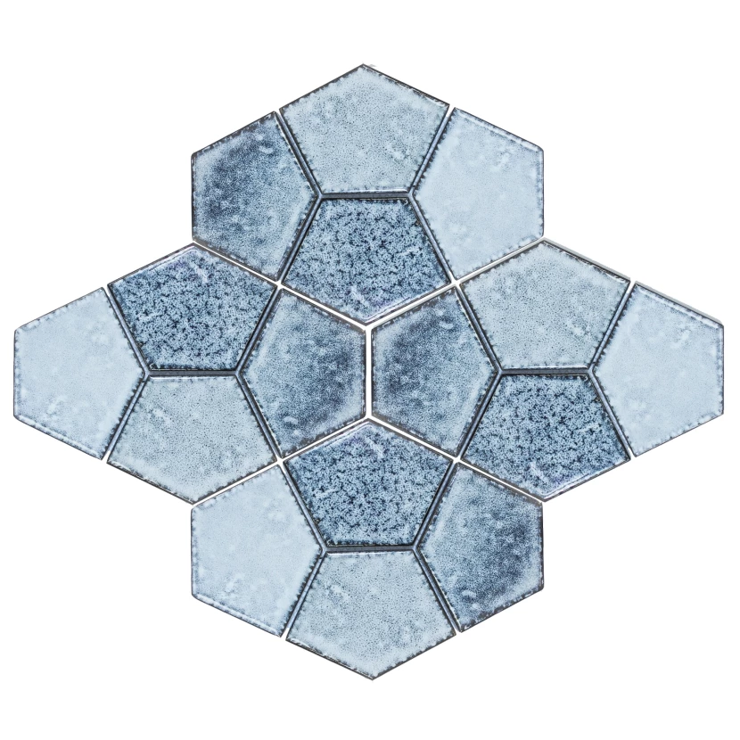 Керамическая плитка мозаика R-308 керамика глянцевая  15,1*30,6