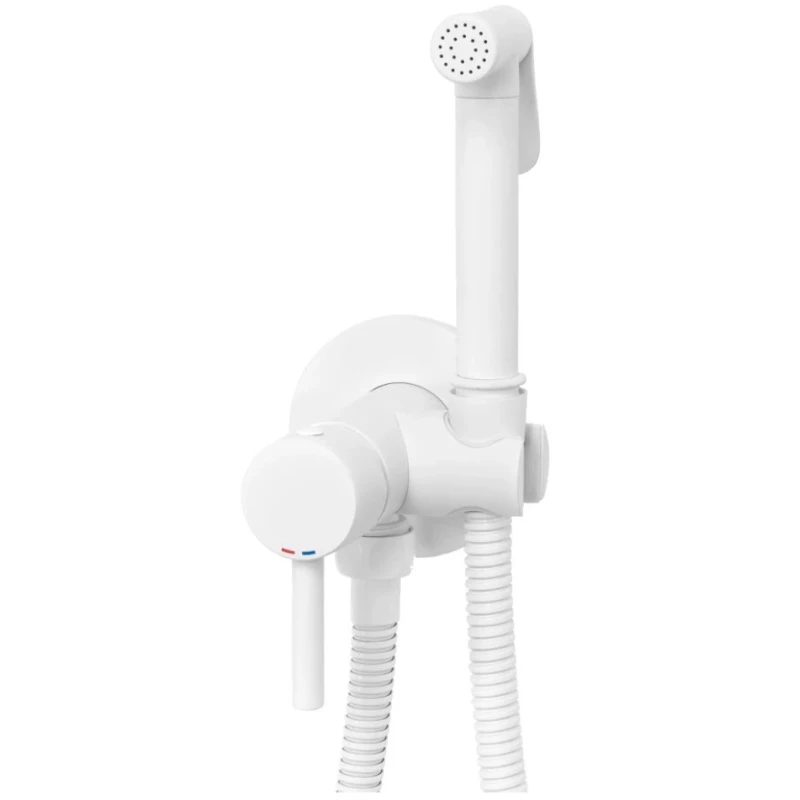 Гигиенический душ Rea Loop REA-B0255 со смесителем, белый