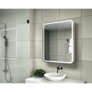 Изображение товара зеркальный шкаф 55x80 см белый r conti elliott mbk016