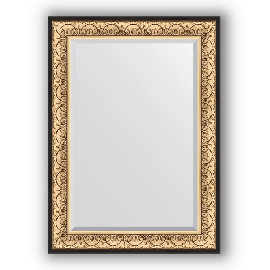 Зеркало 80x110 см барокко золото Evoform Exclusive BY 1301 зеркало 80x162 см барокко золото evoform exclusive g by 4294