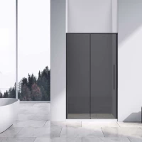 Душевая дверь Vincea Slim-N VDS-4SN120CGB 120 см, профиль черный матовый, стекло тонированное