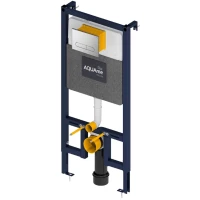 Инсталляция для унитаза AQUAme AQM4001CR с кнопкой смыва, хром