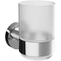 Стакан для зубных щеток Aqueduto Ponto PON0200 настенный, хром