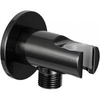 Подключение для душевого шланга с держателем Grocenberg GB102BG графит