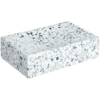 Мыльница Fixsen Punto FX-200-4 настольная, серый камень